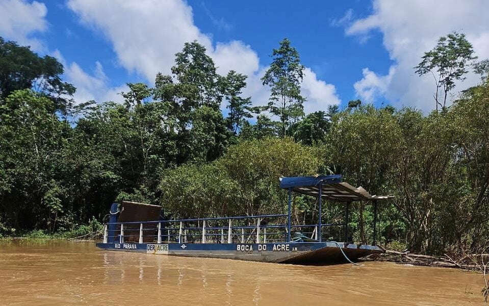 Balsa do Deracre se solta, desce o Rio Caeté e é recuperada 4 km depois