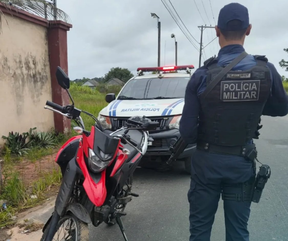 Polícia Militar age rápido e recupera motocicleta roubada em Cruzeiro do Sul