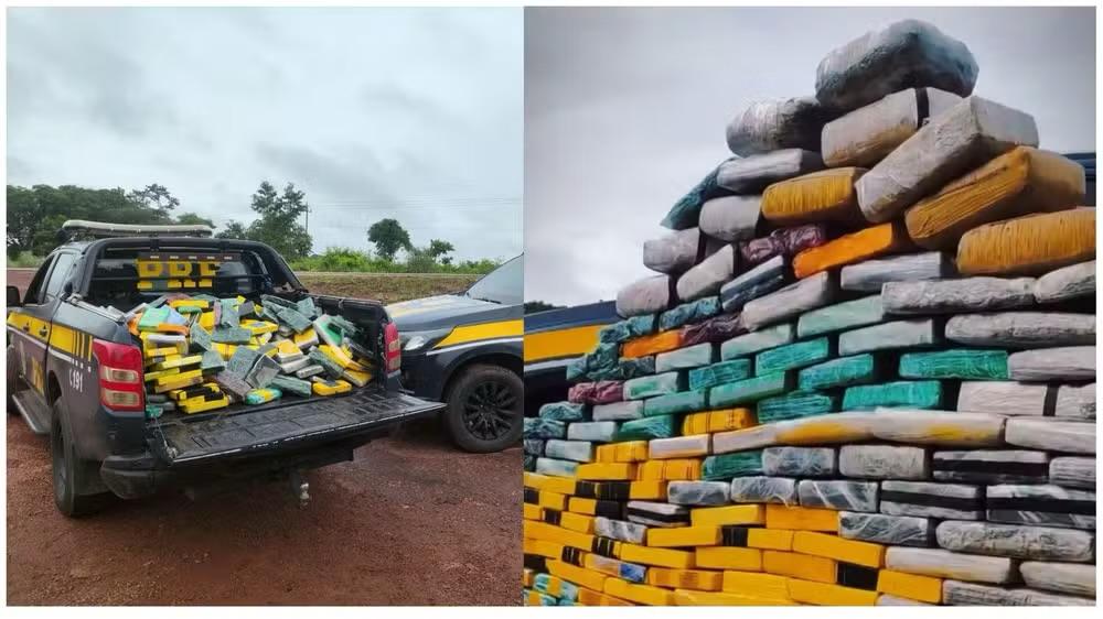 Motorista é preso pela PRF em Rondônia com mais de 300 kg de drogas