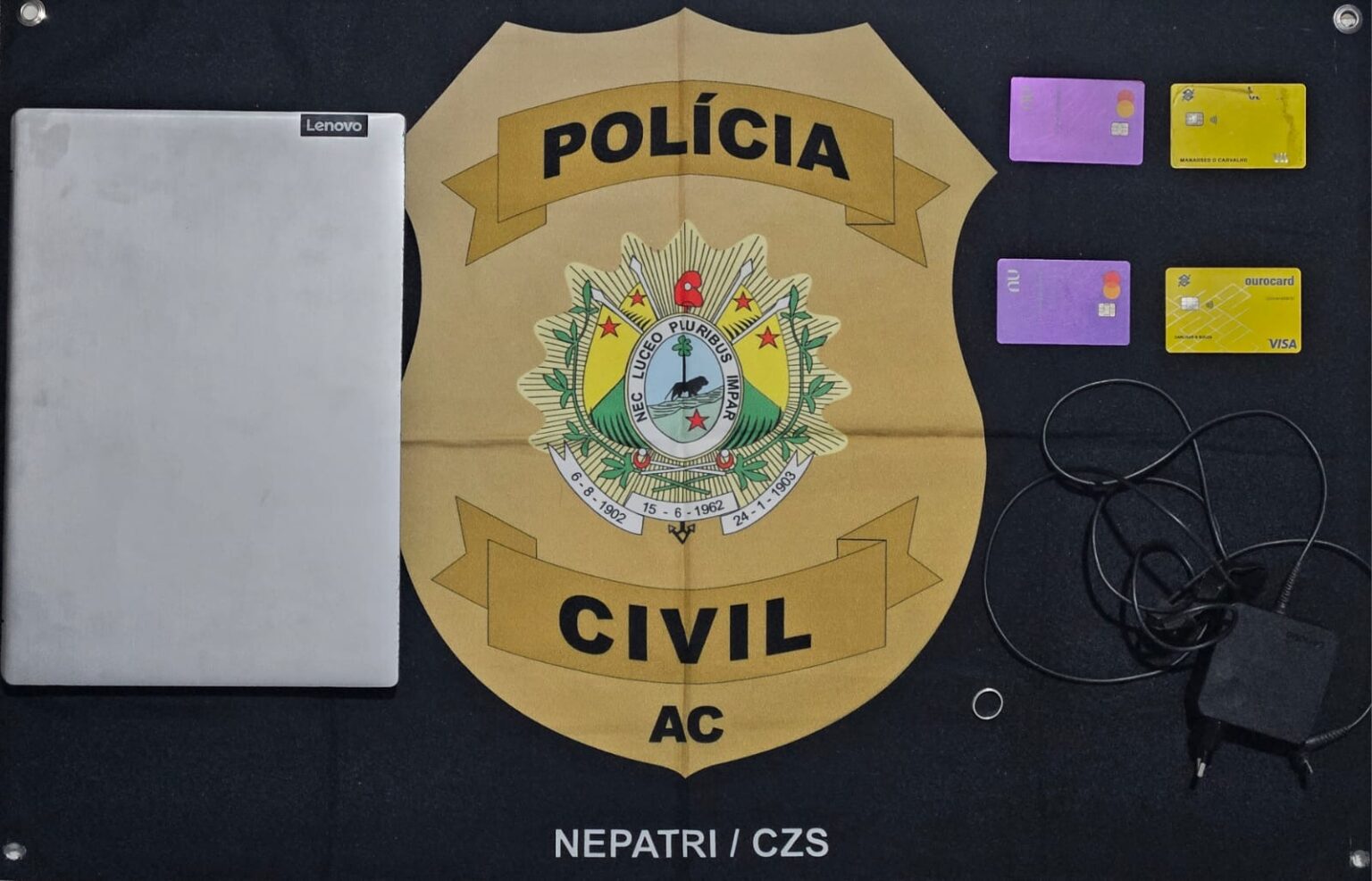 Polícia Civil recupera produtos roubados durante assalto em Cruzeiro do Sul