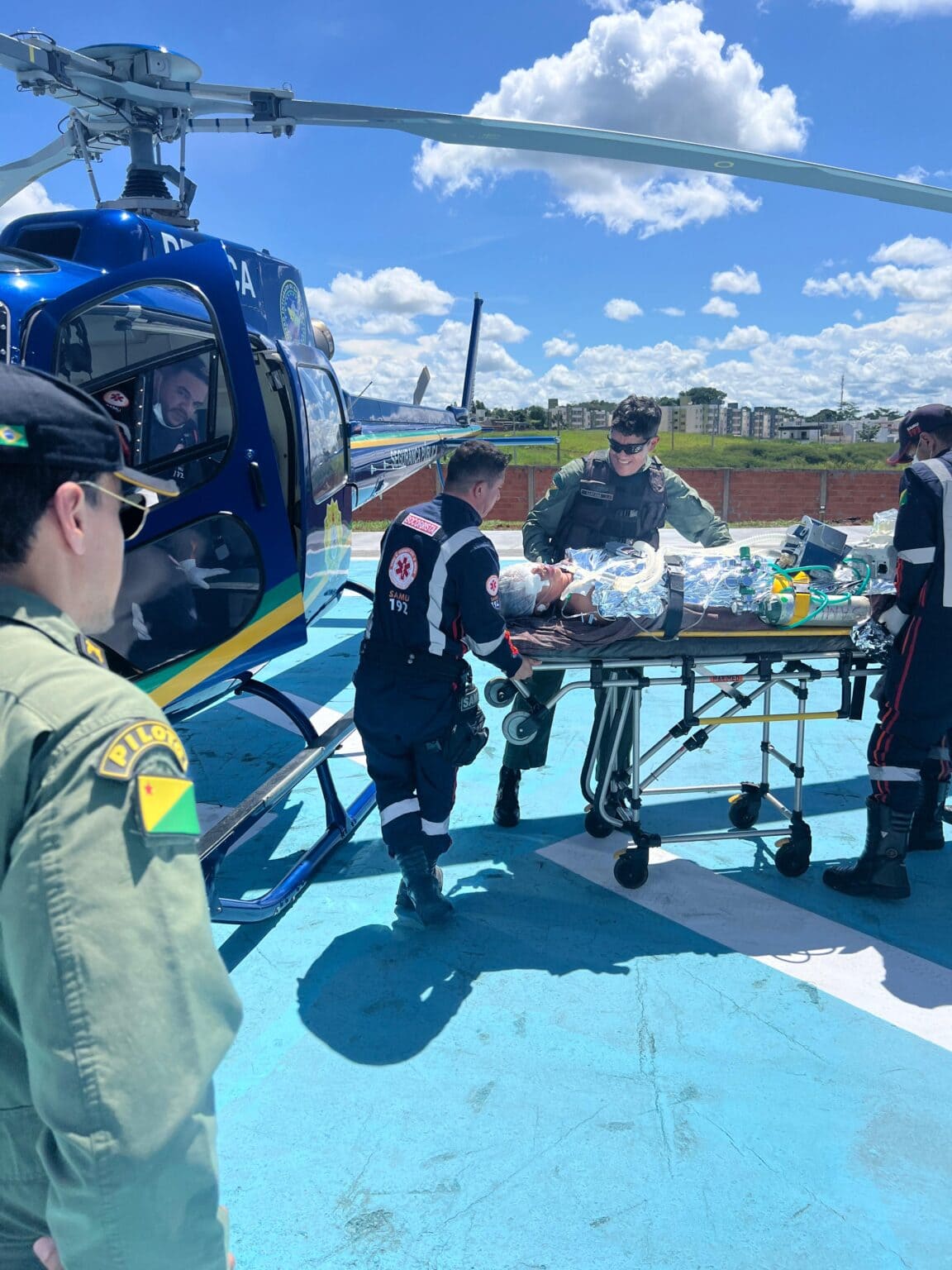 Segurança e Saúde do Estado fazem resgate de paciente em aldeia indígena de Assis Brasil